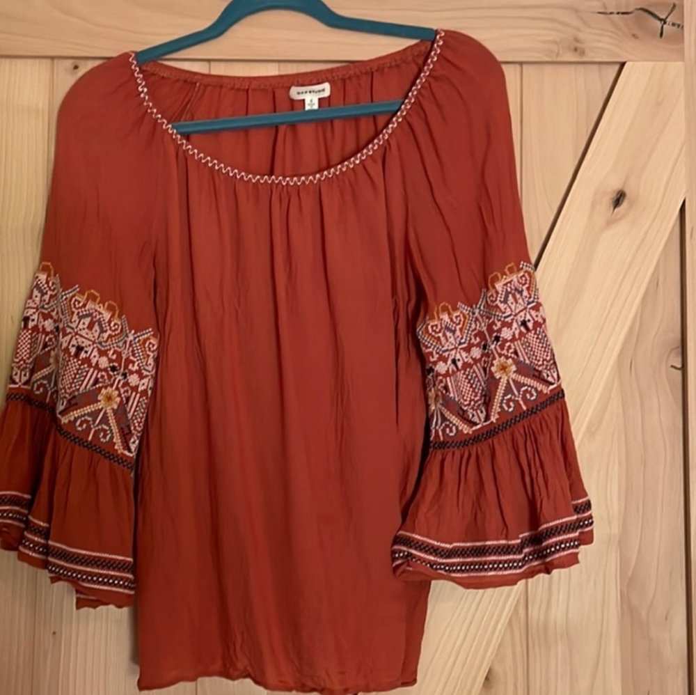 Boho Pheasant Style. Top SZ.3X NWT